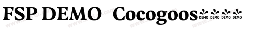 FSP DEMO   Cocogoos字体转换